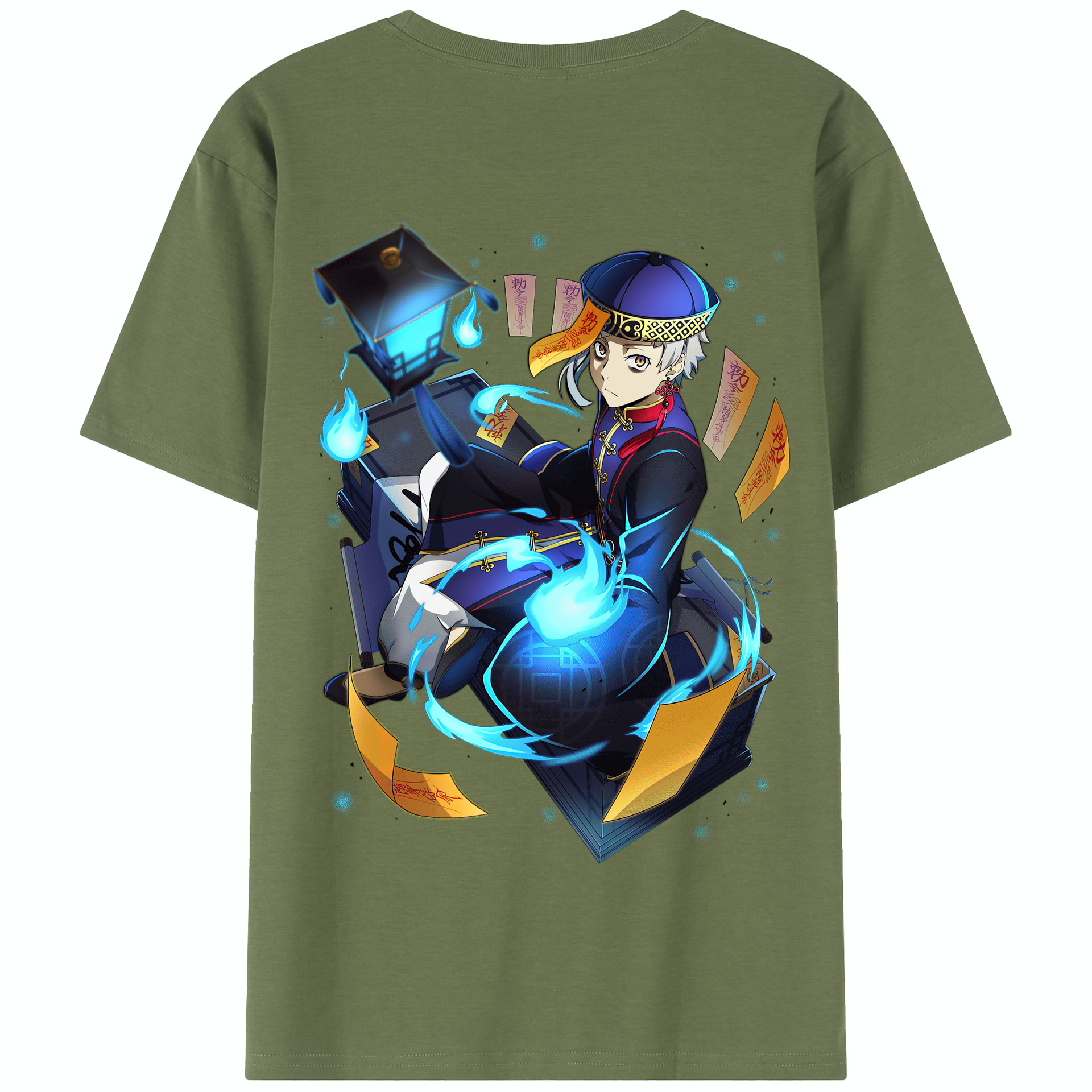 （画像用） 文豪ストレイドッグス Bungo Stray Dogs 綿100％半袖Tシャツ（背面プリント）